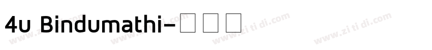 4u Bindumathi字体转换